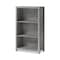 Whalen Fallbrook Bookcase, Three-Shelf, 28w x 14d x 48.25h, Smoked Ash/Rustic Warm Gray SPUS-FBBK-GM - alternate 2